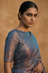 Storm Copper | Tissue | Indidha Saree