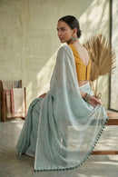 AQUA MIST | Mul Cotton | Indidha Saree