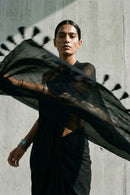 Ebon Drape | Mul Cotton | Indidha Saree