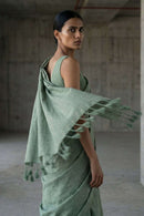 Measured Motion | Slub Cotton | Indidha Saree