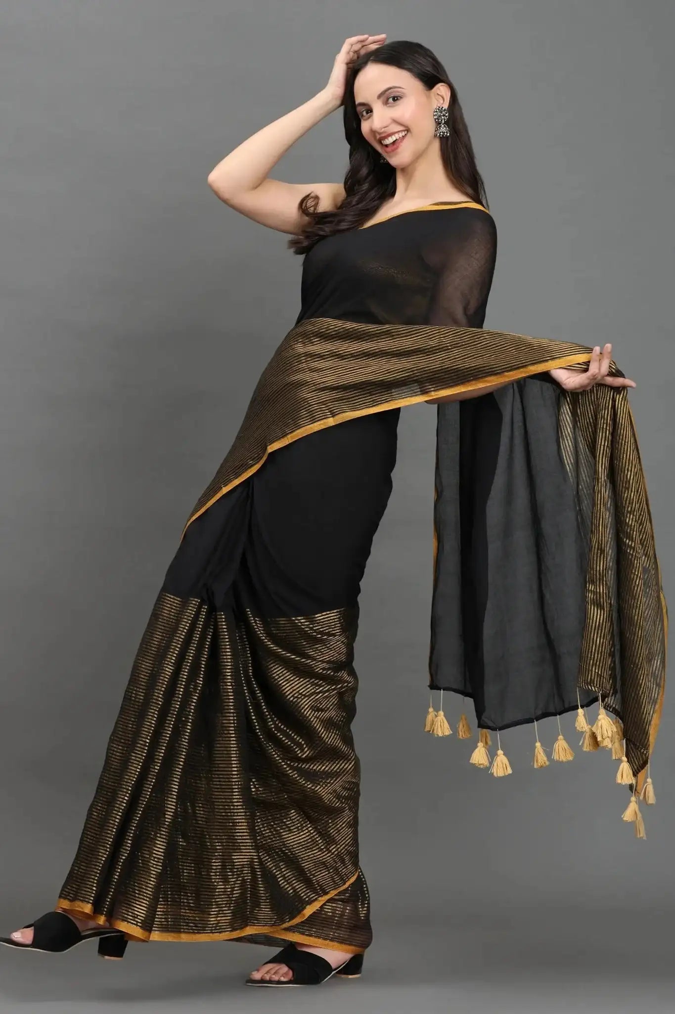 RAATI ROSHNI | Mul Cotton | Indidha Saree