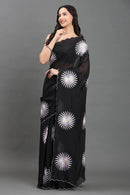 RAVEN ROSE | Chiffon | Indidha Saree