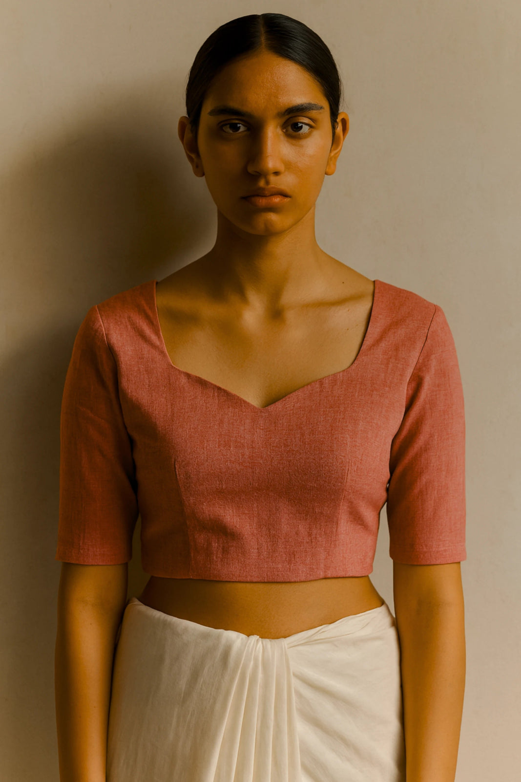 Rose Dust | Mul Cotton | Blouse Fabric