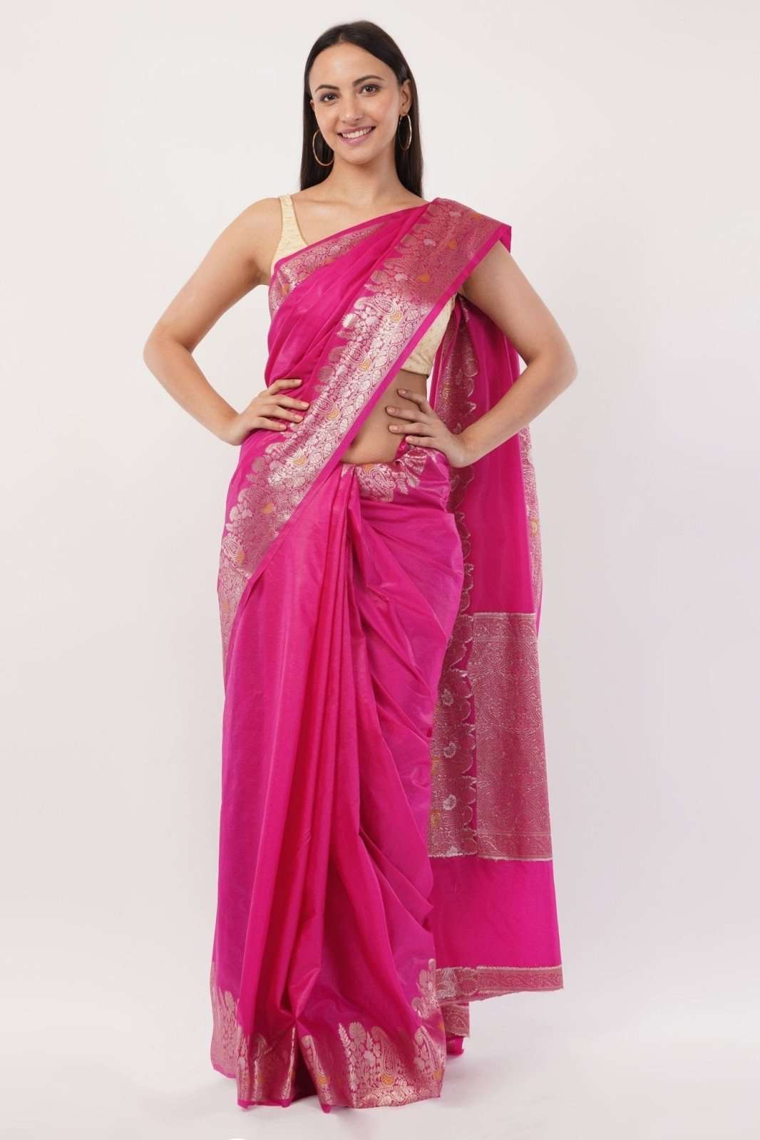 ROSETTE ROYAL | Georgette | Indidha Saree