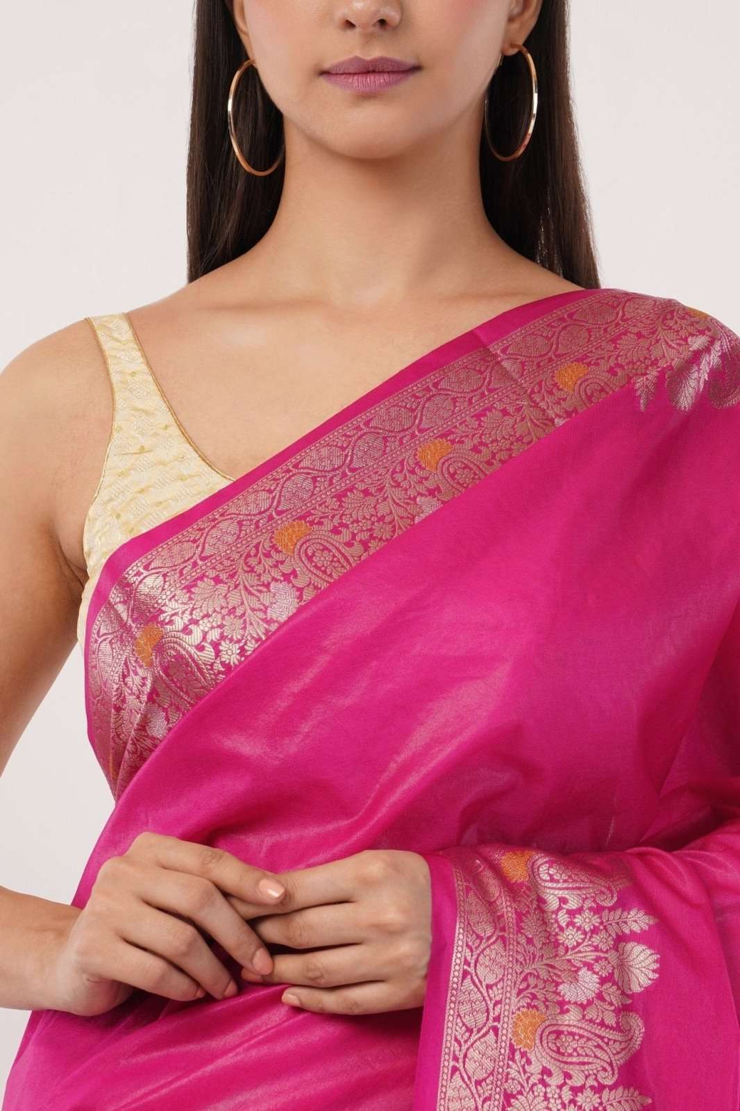 ROSETTE ROYAL | Georgette | Indidha Saree