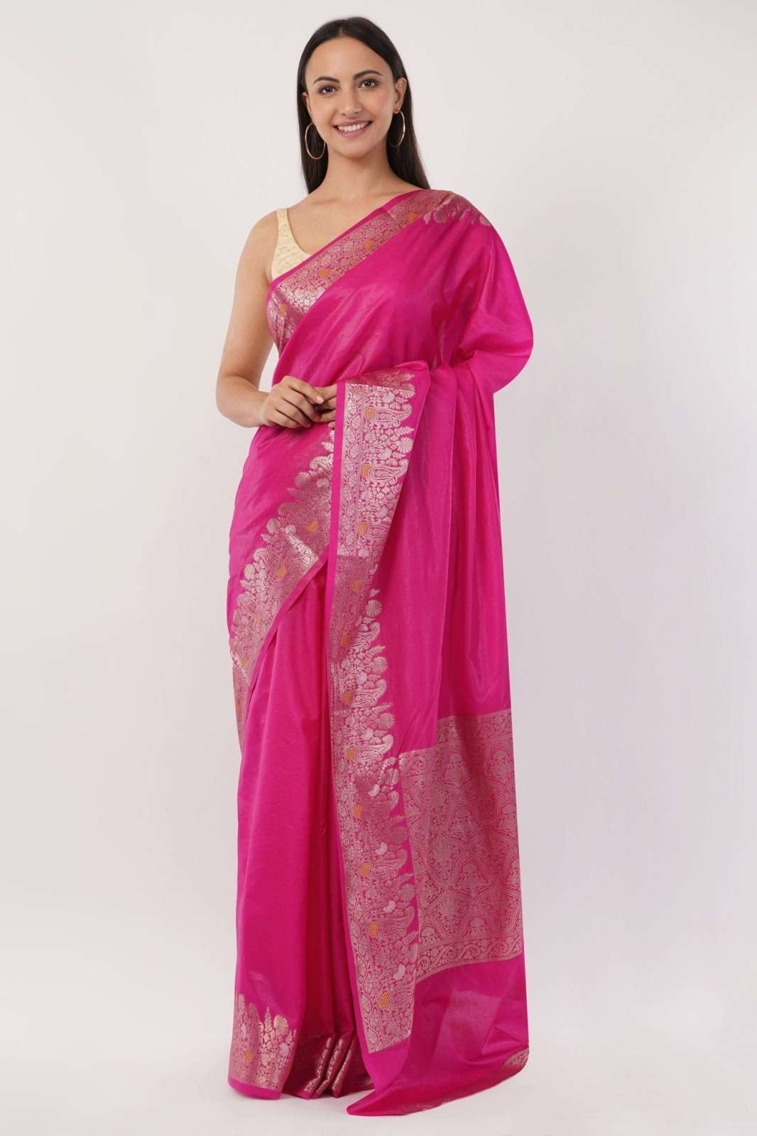 ROSETTE ROYAL | Georgette | Indidha Saree