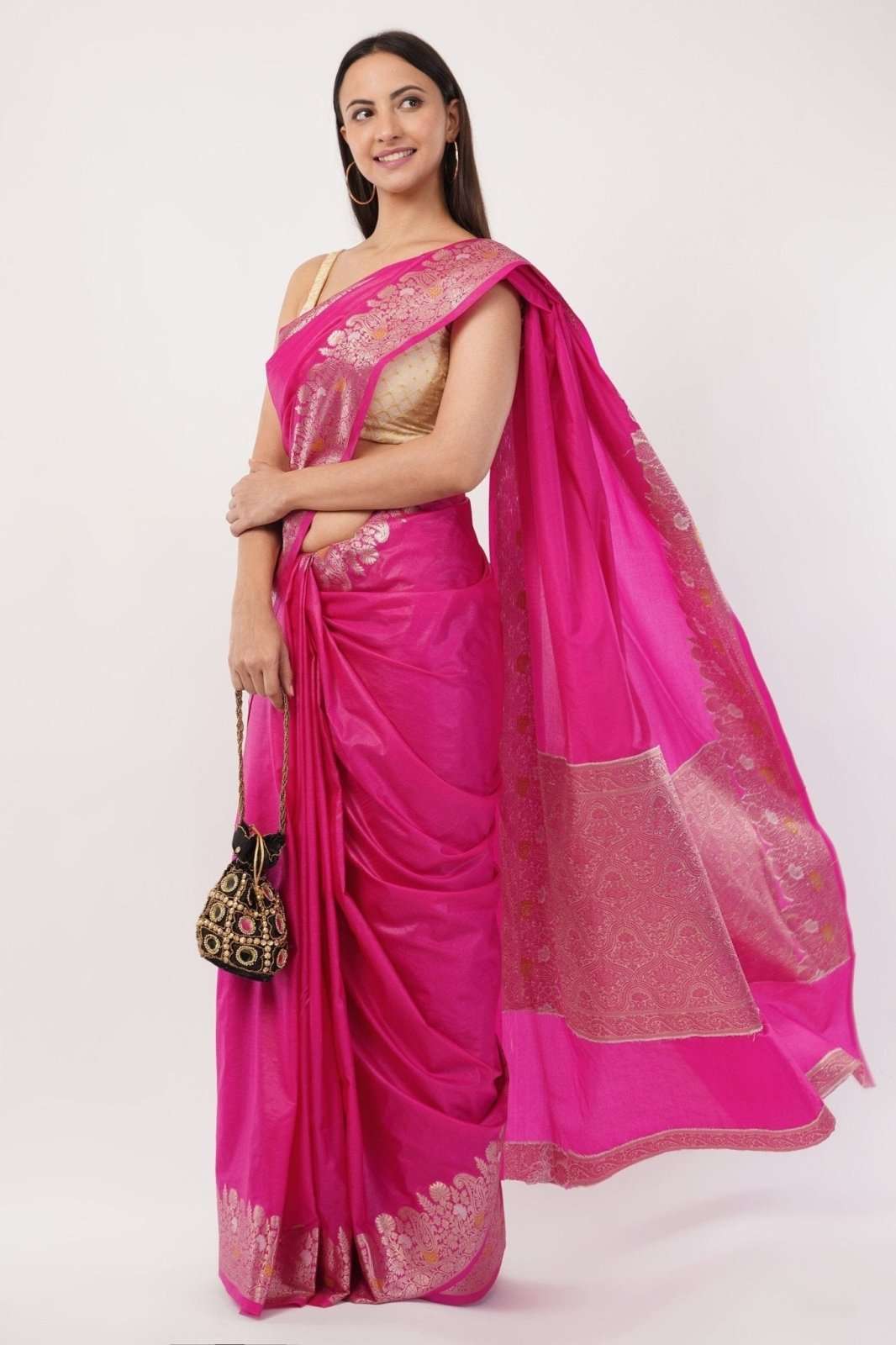 ROSETTE ROYAL | Georgette | Indidha Saree