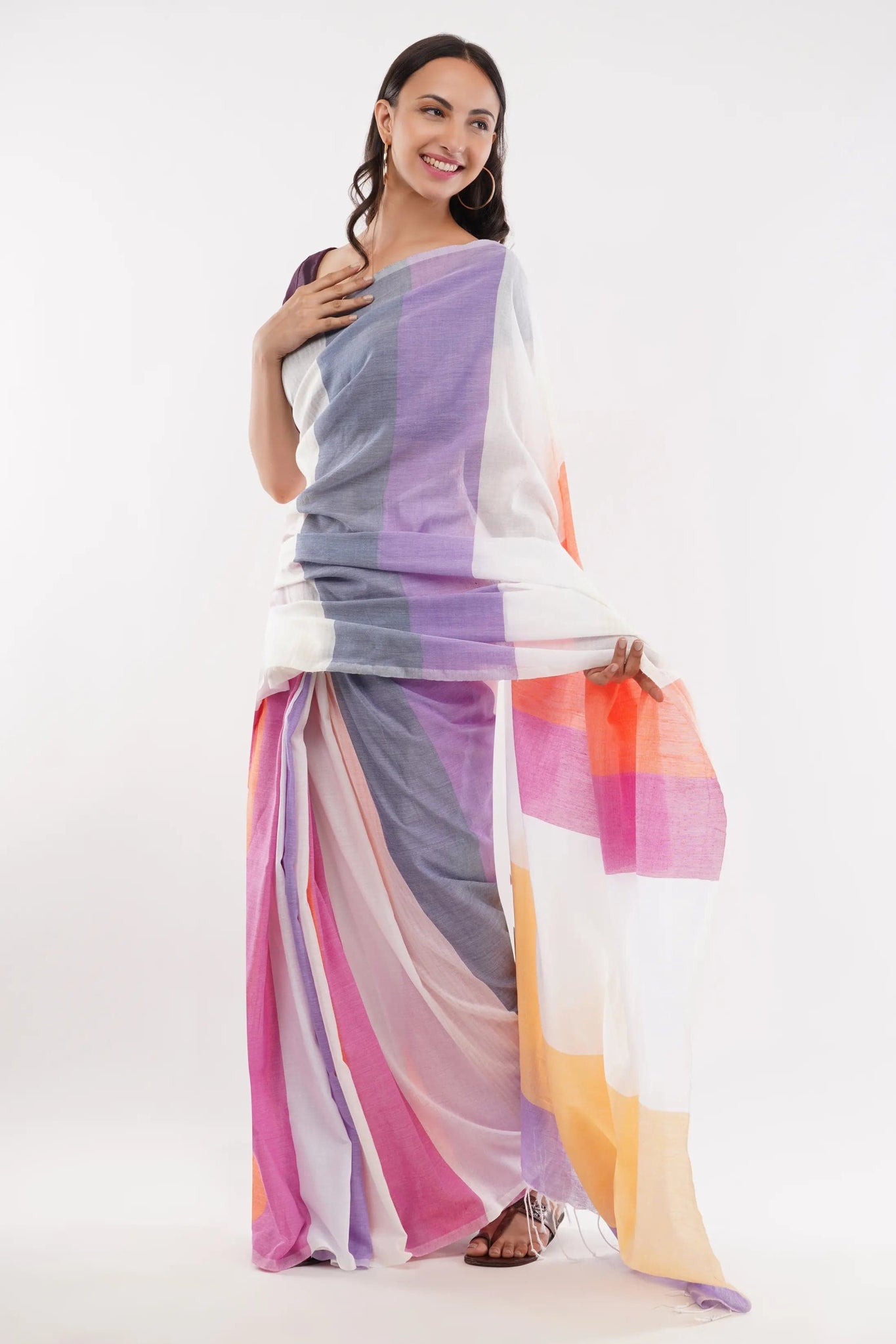 ROSEWOOD | Pure Cotton | Indidha Saree