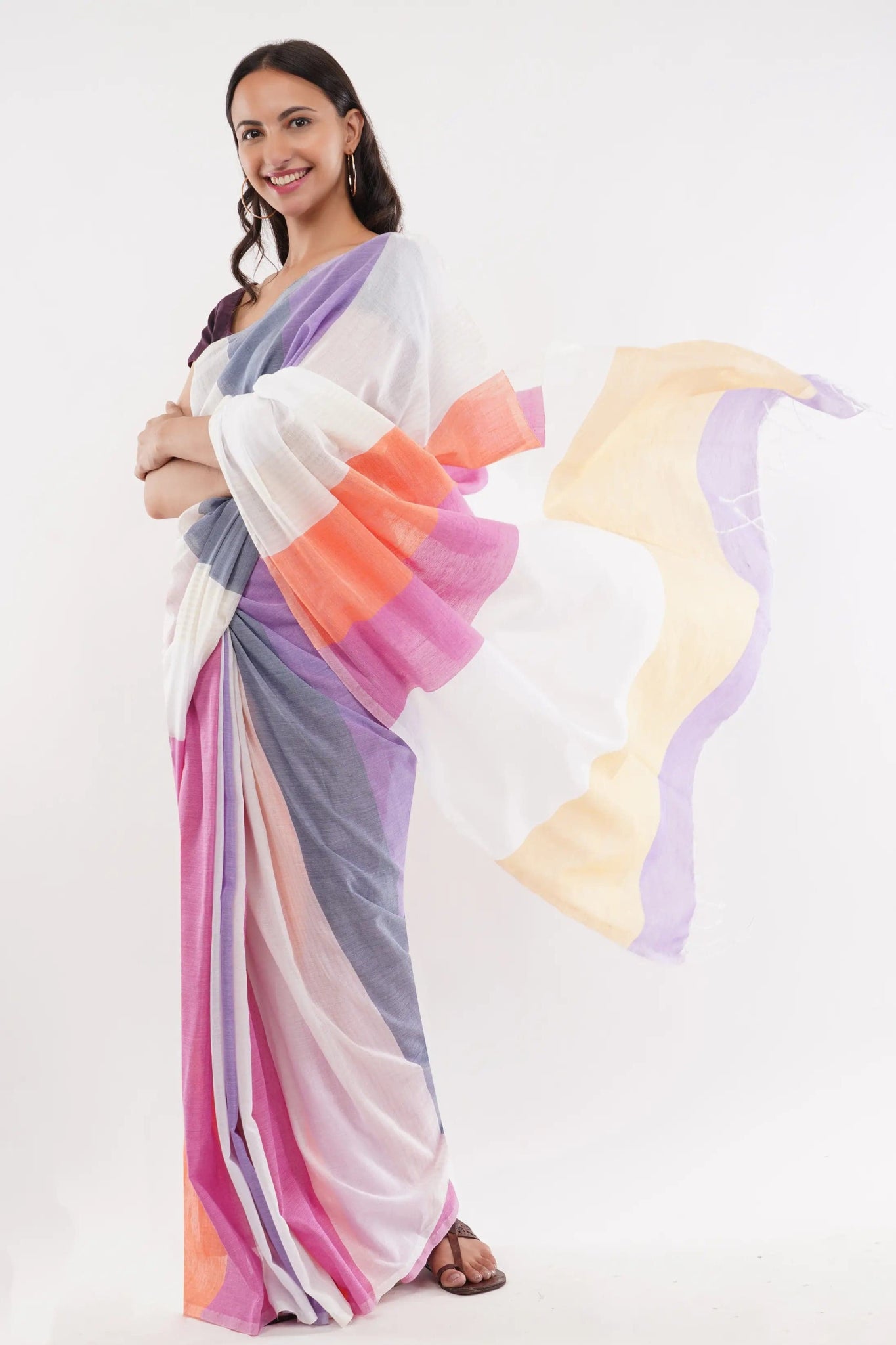 ROSEWOOD | Pure Cotton | Indidha Saree