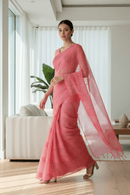 ROSY BLUSH | Kota Doria | Indidha Saree