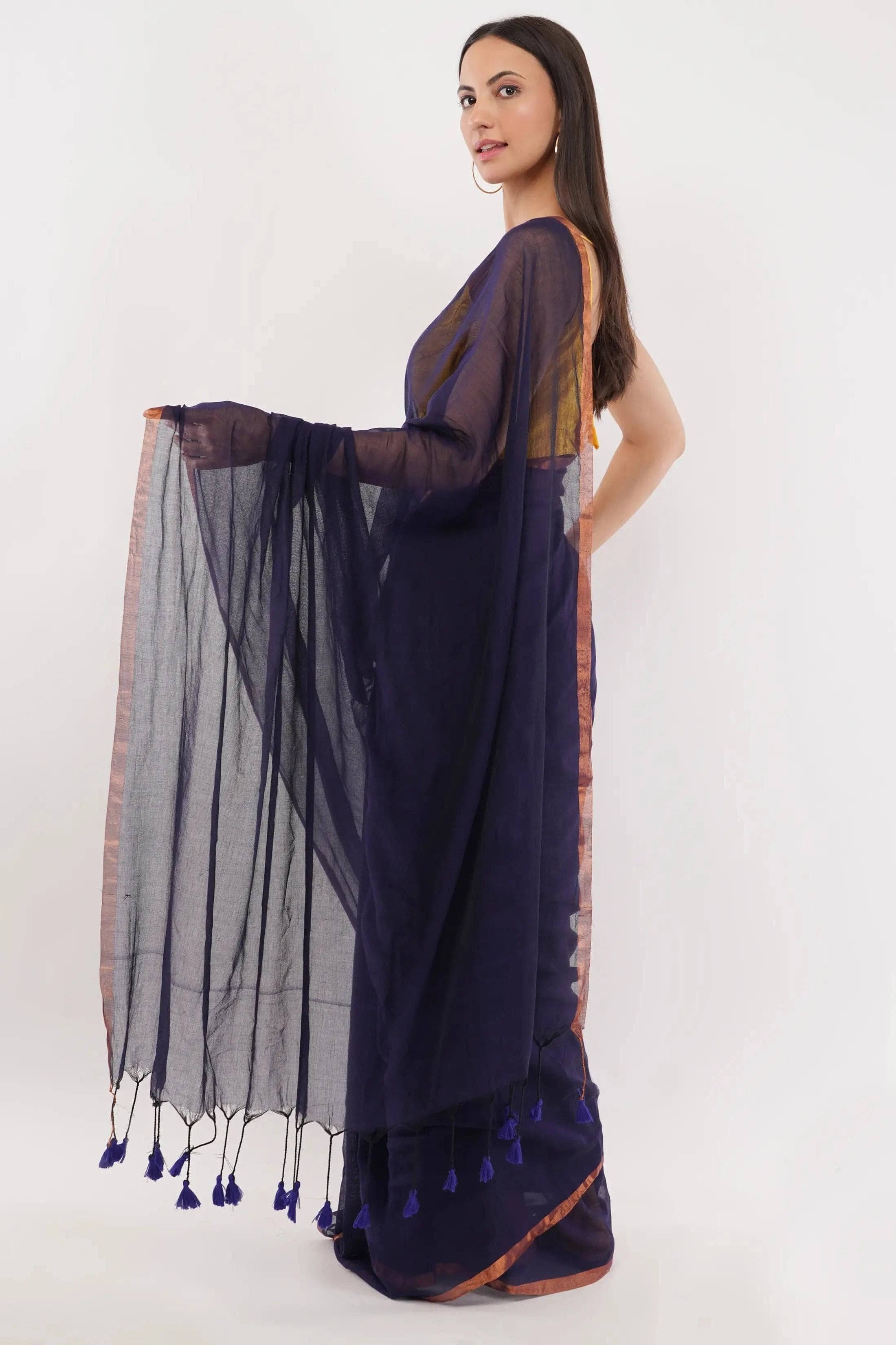 Suman SantiPur Saree AAH | Mul Cotton | Indidha Saree