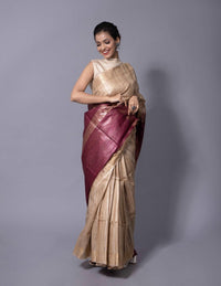 AAIMA | Tussar Ghicha Silk | Indidha Saree
