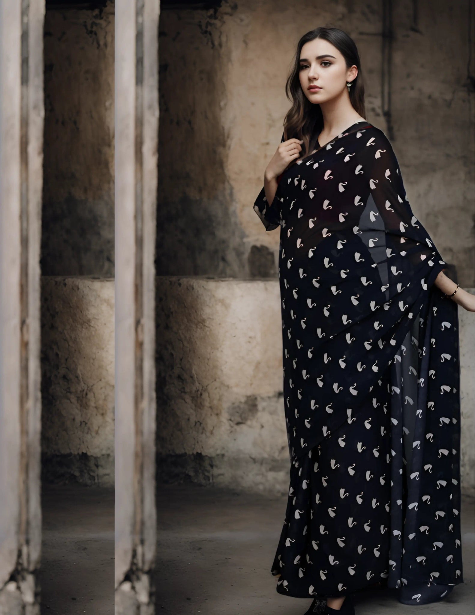 AMALTASH | Georgette | Indidha Saree