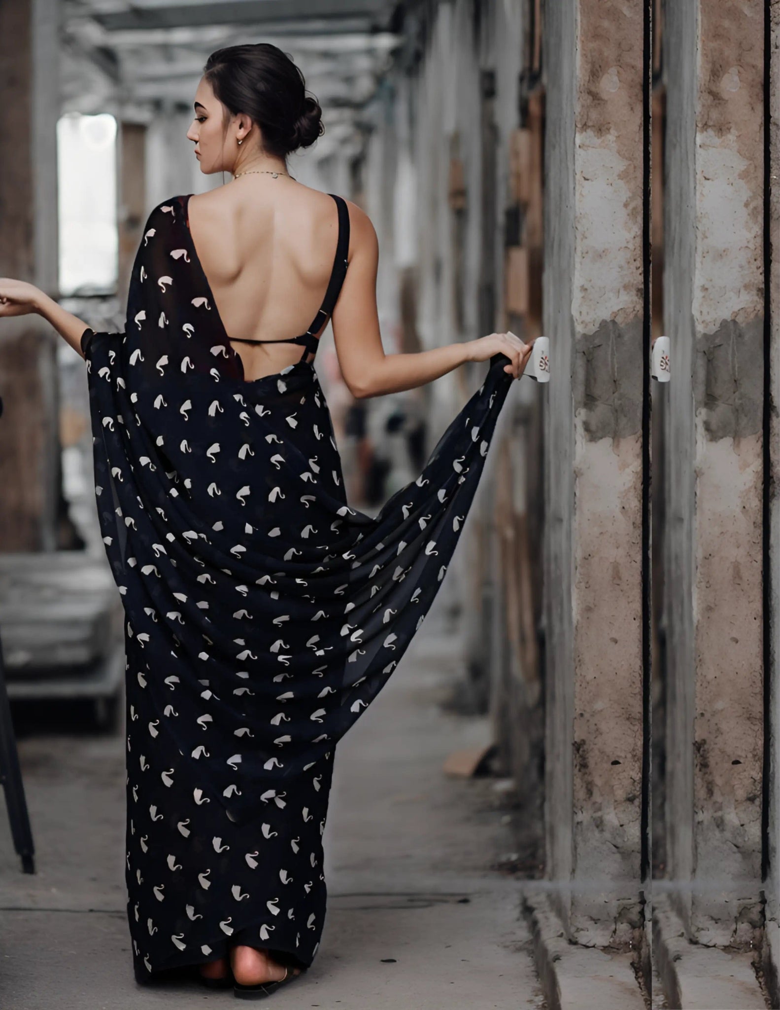 AMALTASH | Georgette | Indidha Saree