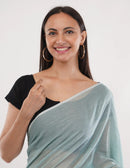 Puja Malakar, Fulia Saree AQUA MIST | Mul Cotton | Indidha Saree