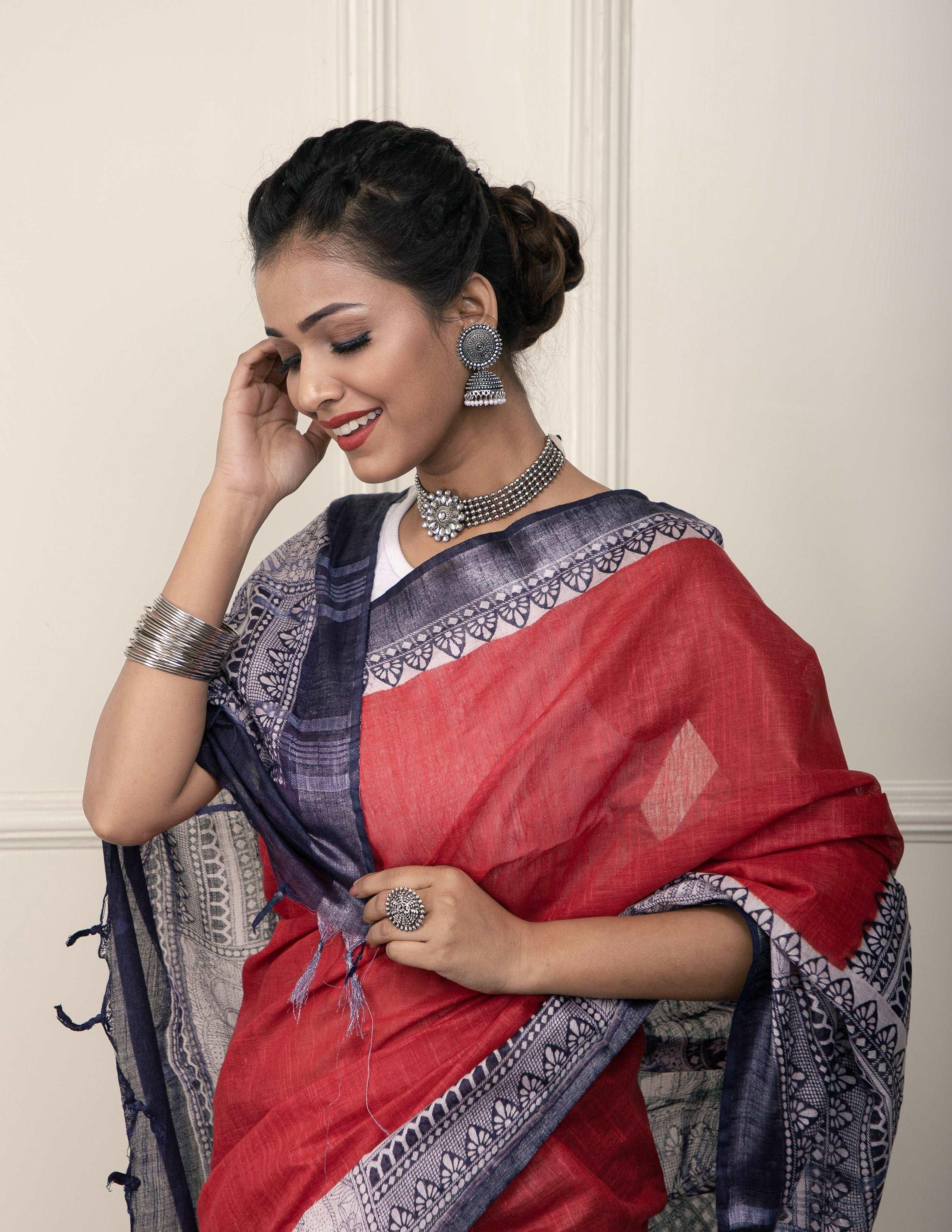 Bina Textile BGP Saree ARANYA | Cotton | Indidha Saree