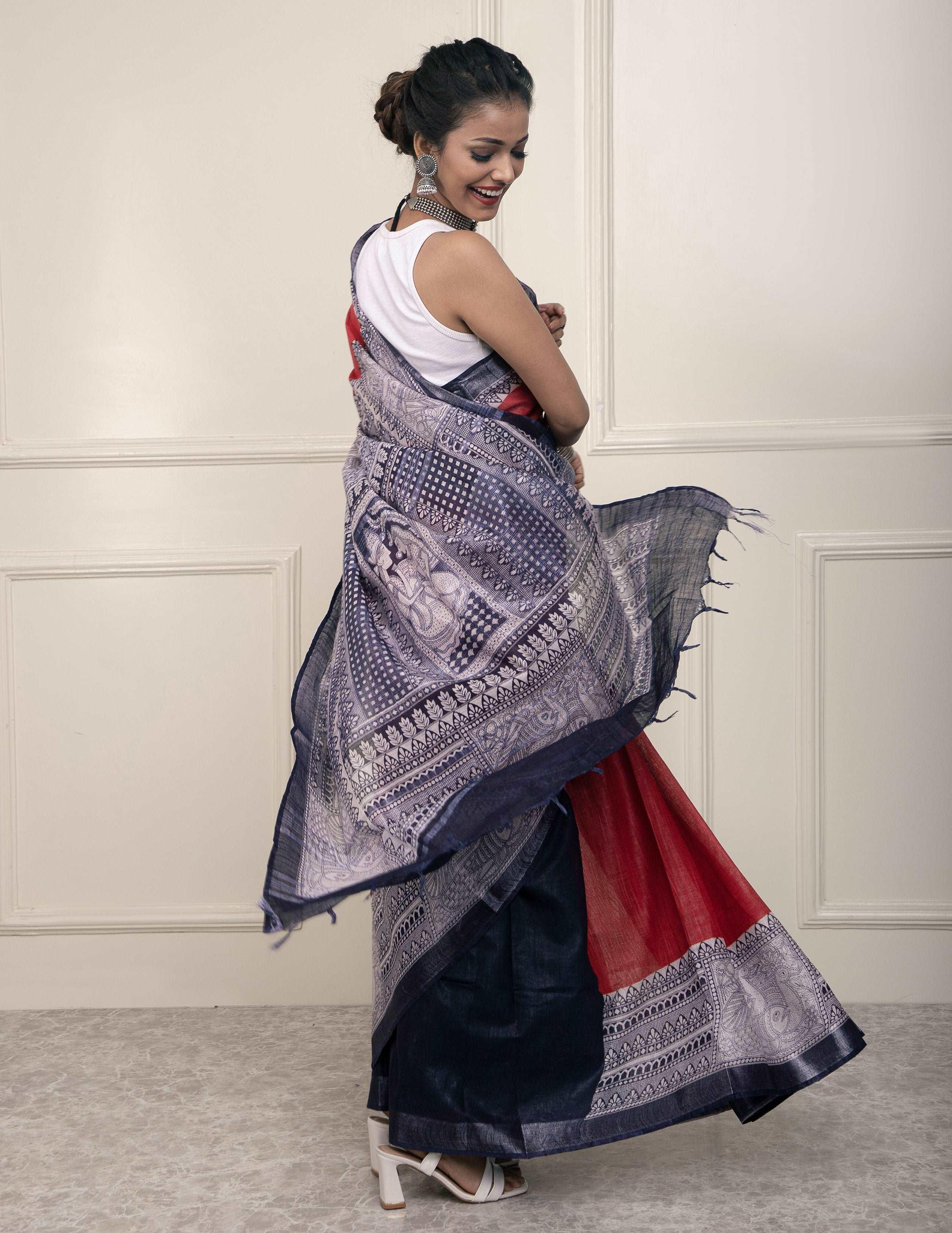 Bina Textile BGP Saree ARANYA | Cotton | Indidha Saree