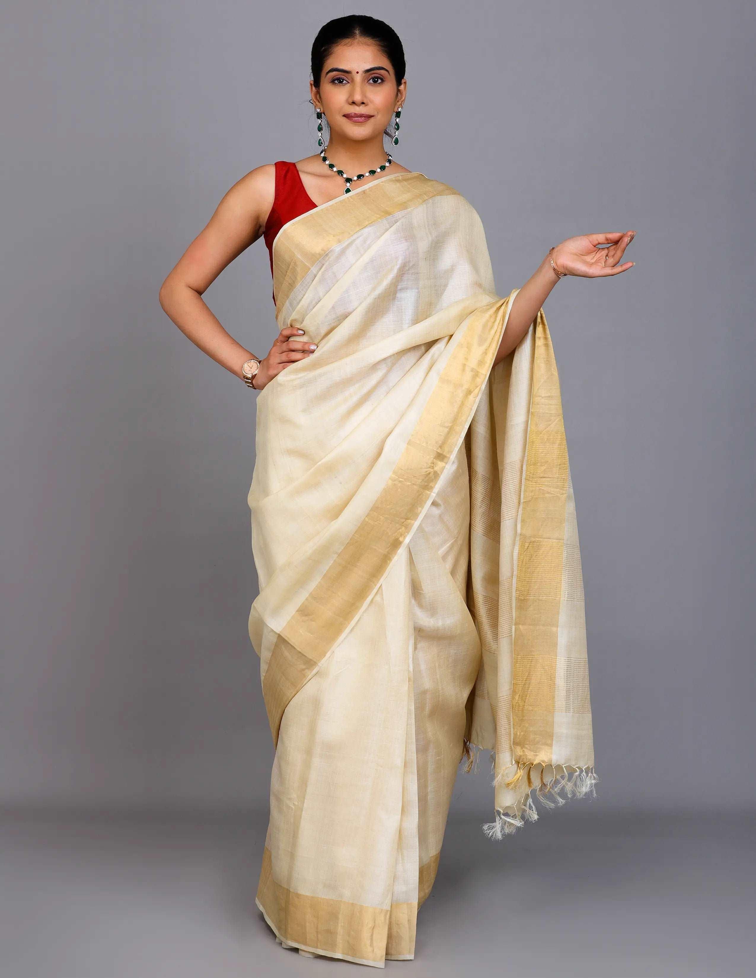 AUREATE | Kosa Zari Silk | Indidha Saree Saree