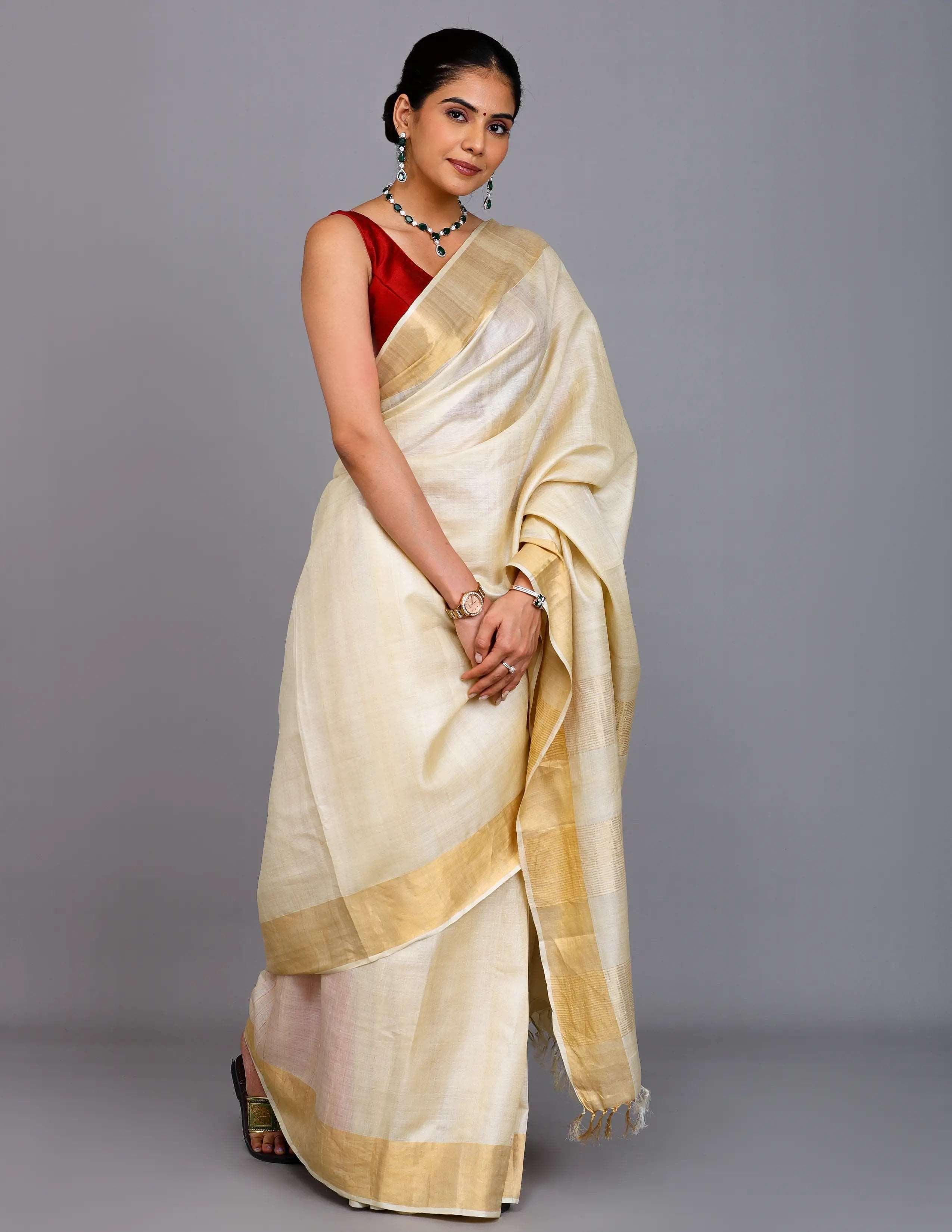 Virendra Silk Creations, CG Saree AUREATE | Kosa Zari Silk | Indidha Saree