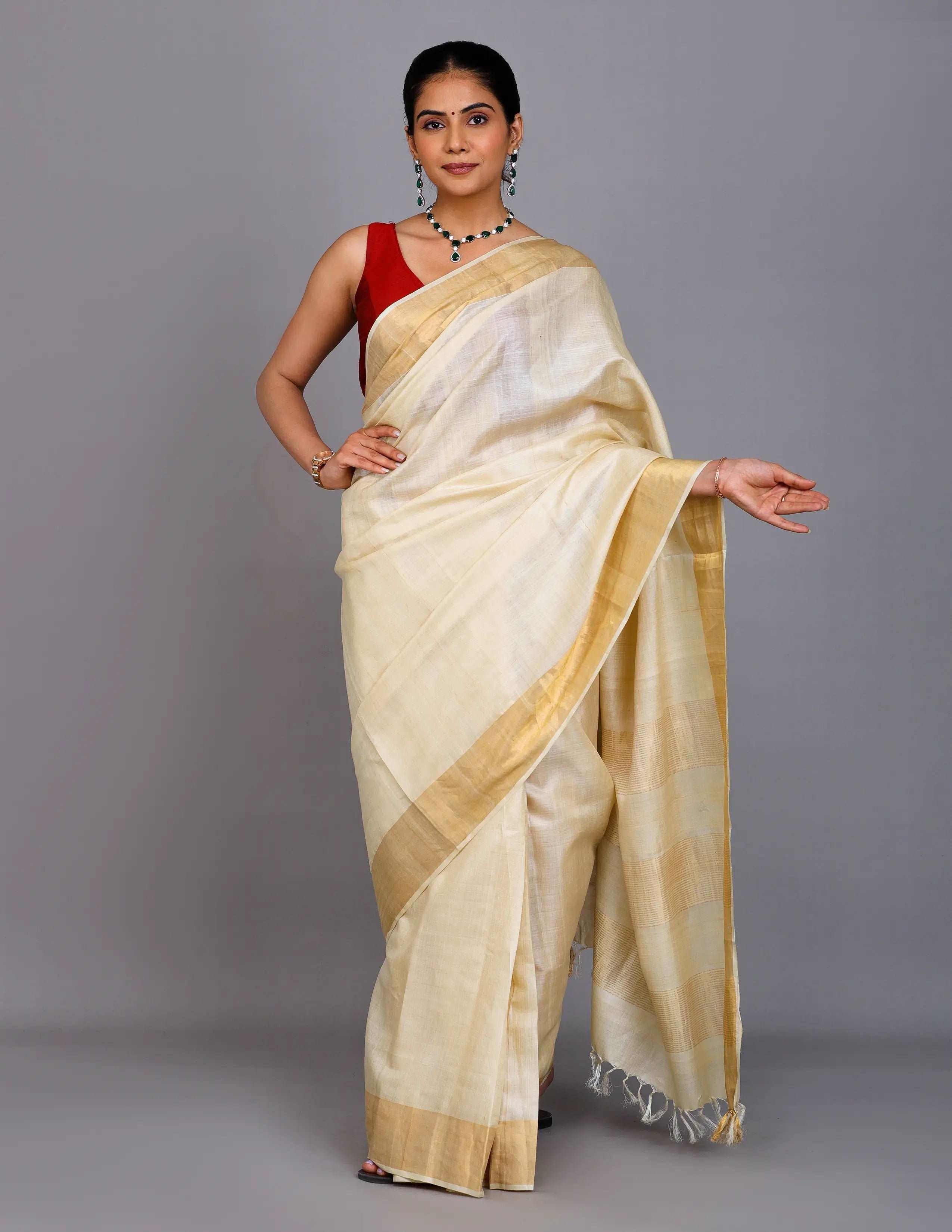AUREATE | Kosa Zari Silk | Indidha Saree Saree