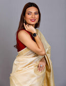 AURIC | Kosa Zari Silk | Indidha Saree