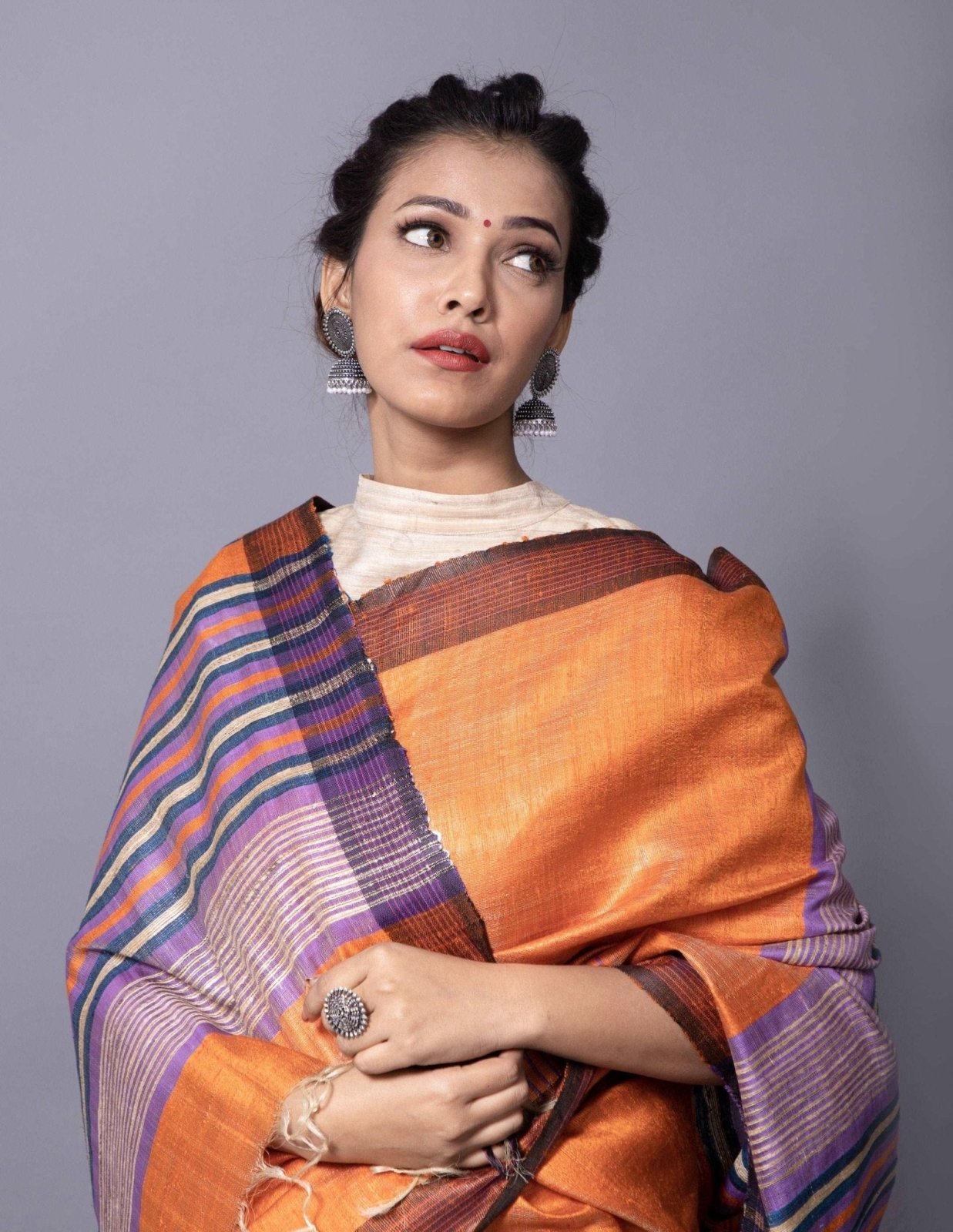 BHOR | Dupion Silk | Indidha Saree