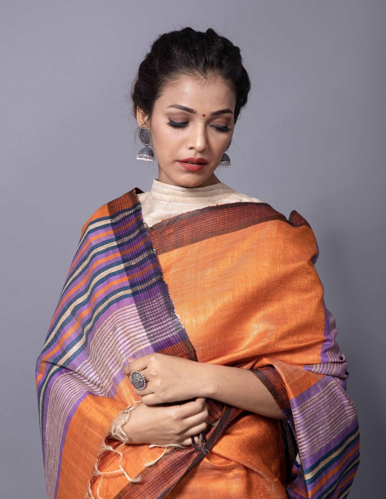 BHOR | Dupion Silk | Indidha Saree
