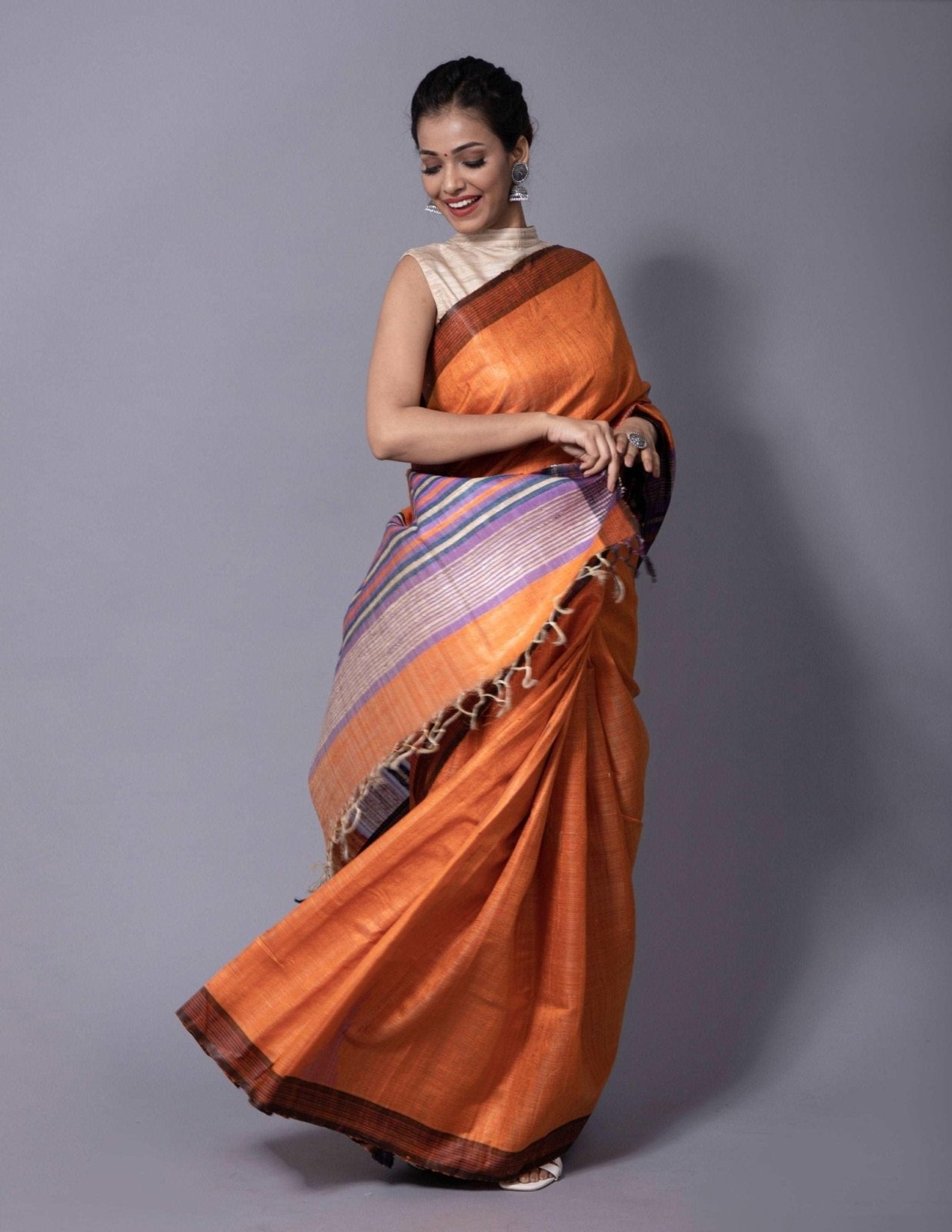 BHOR | Dupion Silk | Indidha Saree