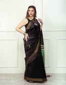BLACK MAGIC | Dupion Silk | Indidha Saree