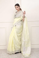 Bina Textile BGP Saree BREEZE | Linen | Indidha Saree