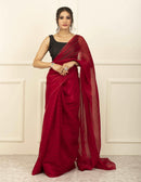 BDS Gandhi Nagar Saree CHAHAT | Burberry Tissue | Indidha Saree