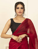 BDS Gandhi Nagar Saree CHAHAT | Burberry Tissue | Indidha Saree
