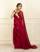 BDS Gandhi Nagar Saree CHAHAT | Burberry Tissue | Indidha Saree