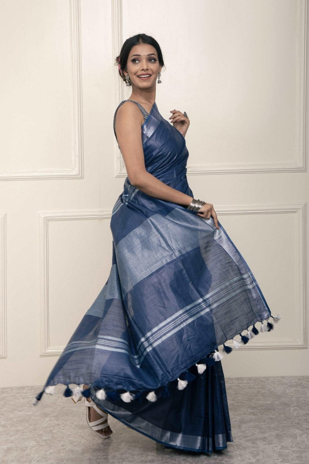 CHAKORI | Cotton Slub | Indidha Saree