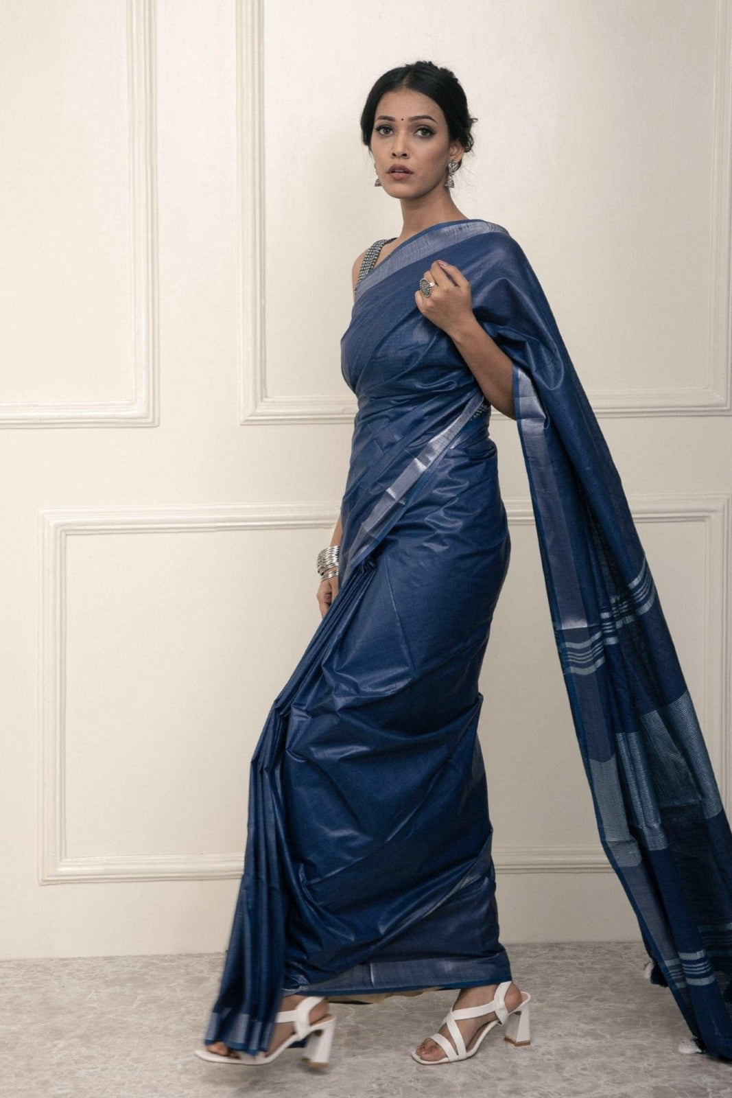 CHAKORI | Cotton Slub | Indidha Saree