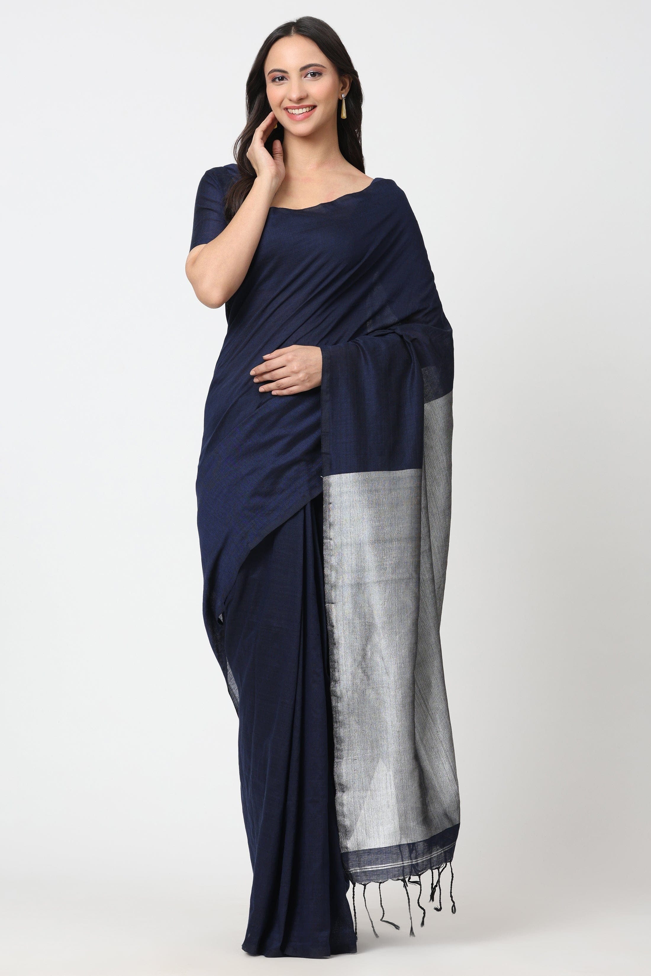 CHAMPARAN NEEL | Cotton | Indidha Saree