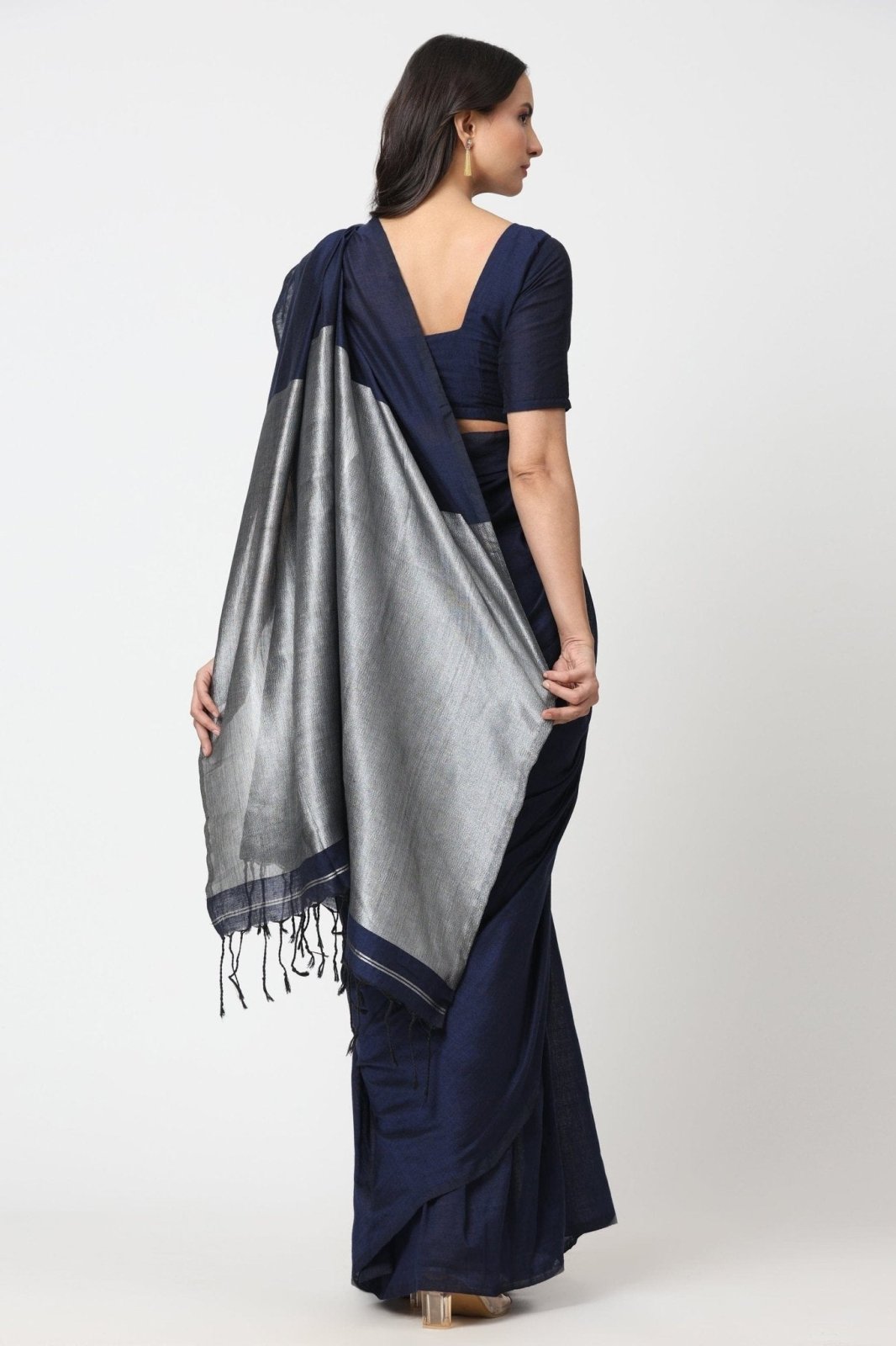 CHAMPARAN NEEL | Cotton | Indidha Saree