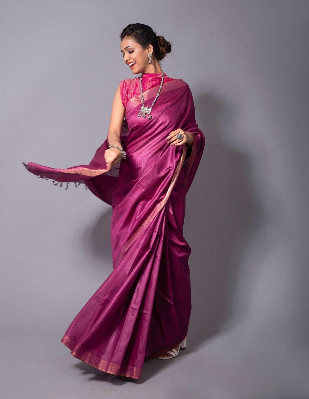 CHARM | Muga Silk | Indidha Saree