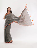 Suman SantiPur Saree CHICK BOLD | Khadi Cotton | Indidha Saree