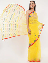 Suman SantiPur Saree CHUMAUN | Handloom Silk | Indidha Saree