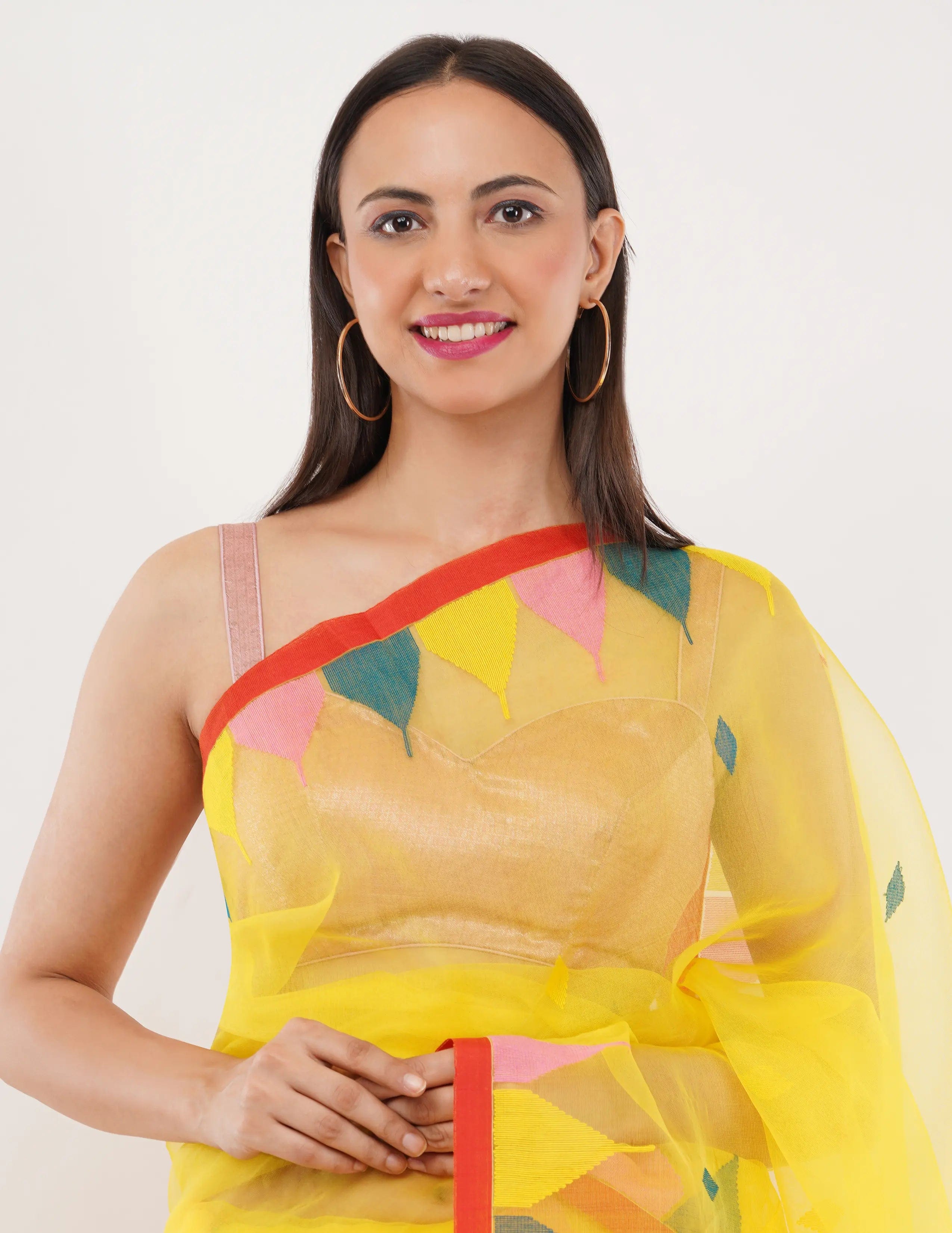 Suman SantiPur Saree CHUMAUN | Handloom Silk | Indidha Saree