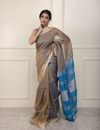 DAMIRA | Linen | Indidha Saree