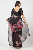 Sharon Saree DARK ROMANCE  | Organza | Indidha Saree