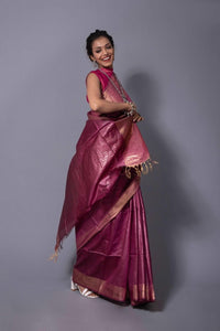 DAZZLE | Muga Silk | Indidha Saree