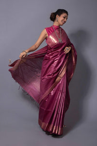 DAZZLE | Muga Silk | Indidha Saree