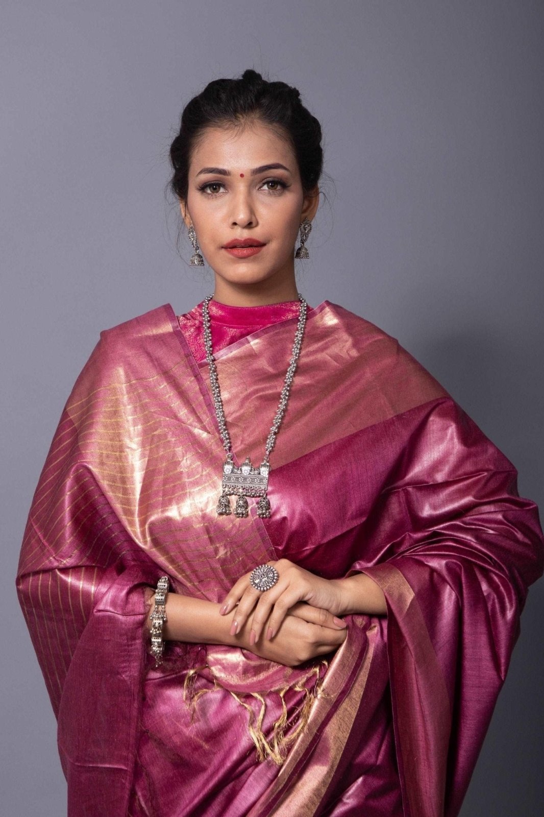 DAZZLE | Muga Silk | Indidha Saree