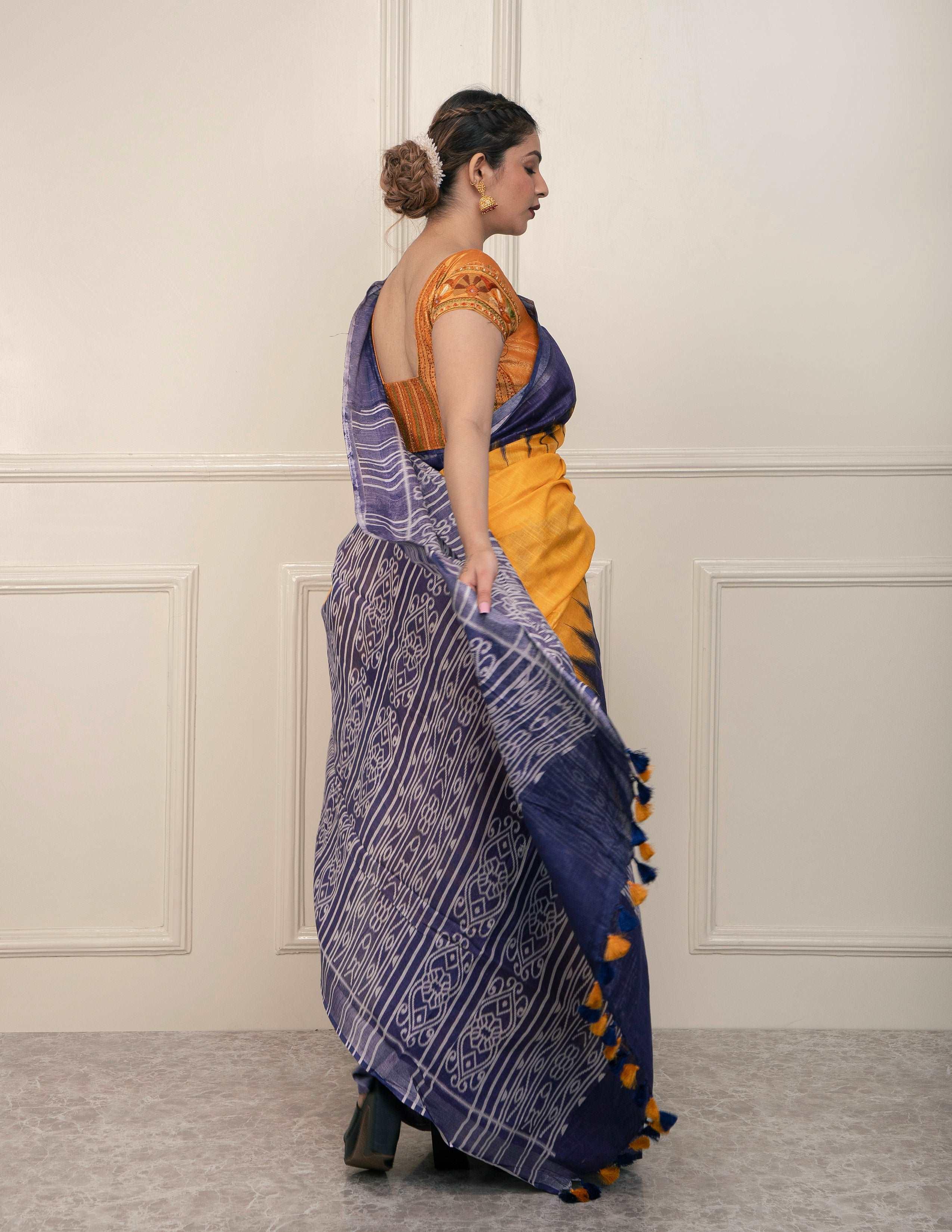 DIAMOND DRAPE | Cotton | Indidha Saree