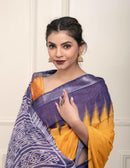 Bina Textile BGP Saree DIAMOND DRAPE | Cotton | Indidha Saree