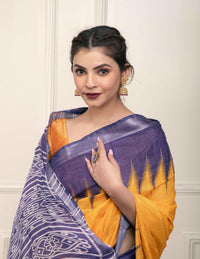 Bina Textile BGP Saree DIAMOND DRAPE | Cotton | Indidha Saree