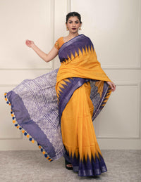 Bina Textile BGP Saree DIAMOND DRAPE | Cotton | Indidha Saree